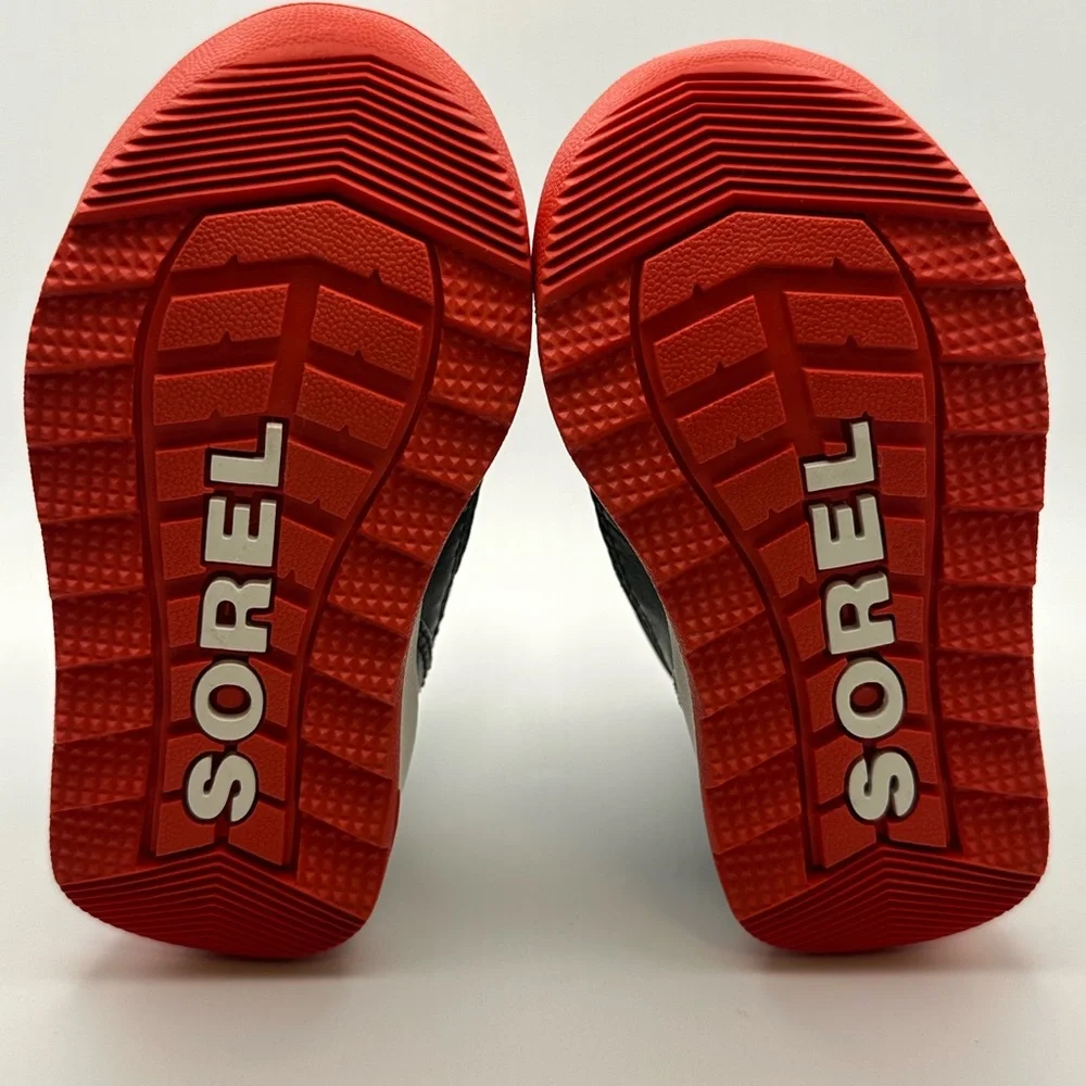 Sorel Toddler Black Boot with Red, Blue &‎ Yellow Accents